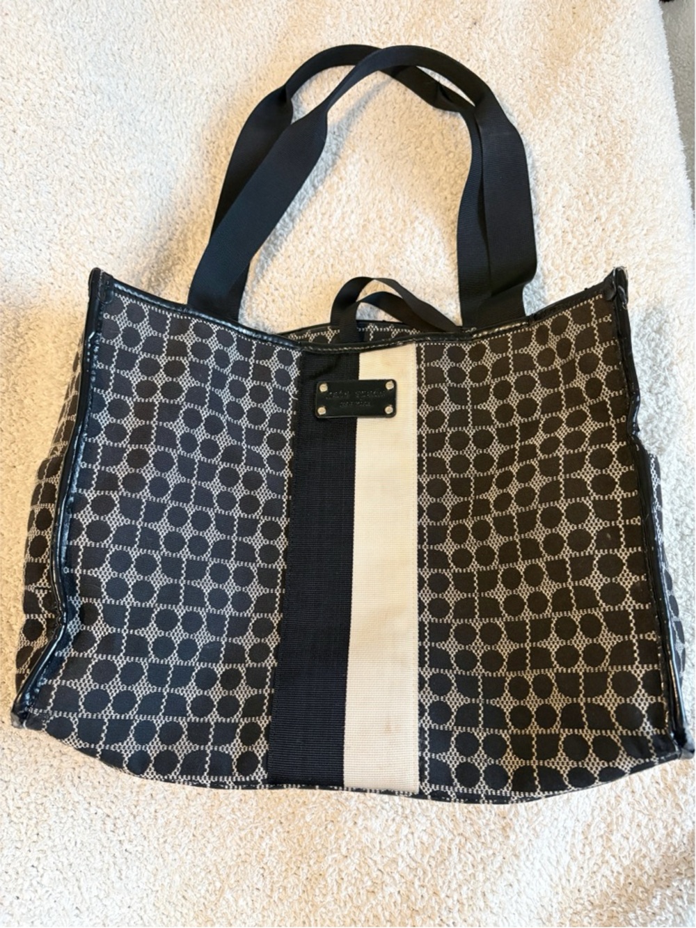 Kate Spade Classic Noel Stevie Tote Bag Baby Bag